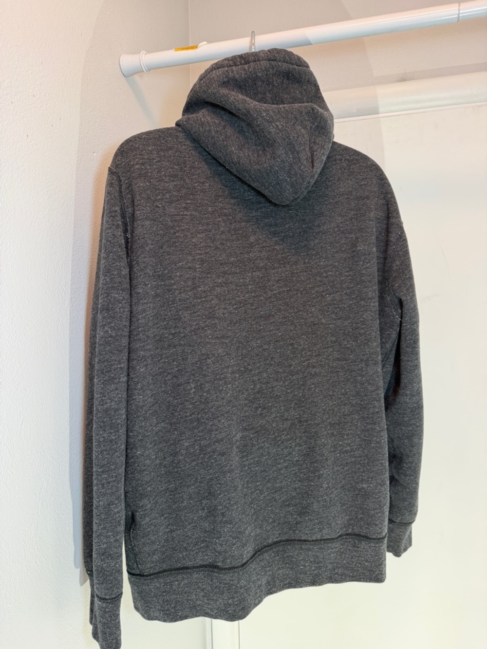 Polo Ralph Lauren Pullover Fleece Lined Lined Zip Up Heather Charcoal Hoodie 2XL - Picture 3 of 10